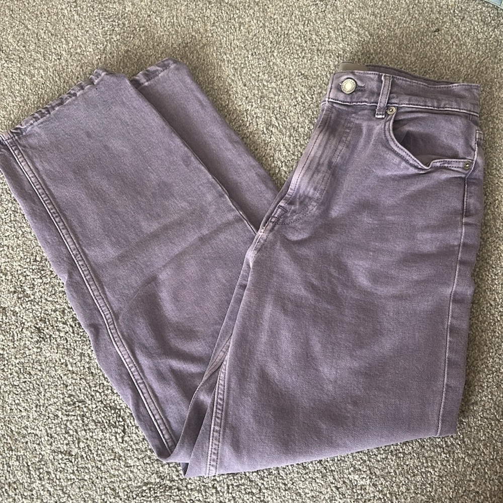 Everlane High Rise Lavender Jeans - Picture 2 of 5
